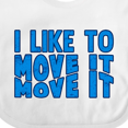 thumbnail image 4 of Inktastic I like to move it move it Boys or Girls Baby Bib, 4 of 4