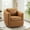 Brown, variant on Swivel Accent Chair - 360° Rotation with Pillow, No-Sag Foam Cushion & Sturdy Metal Base, Fully Assembled for Living Room, Bedroom and Office, Beige