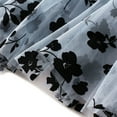 thumbnail image 6 of Fesfesfes Skirts for Women Long Tulle Tutu Skirt 3D Flower Embroidery Solid Color High Waist Mesh Midi Swing Skirt, 6 of 7