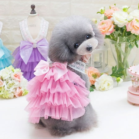 Fashion Sweet Puppy Dog Princess Skirt Pet Dog Summer Tutu Dresses