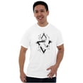 thumbnail image 4 of Triangle Dolphin Symbol Spirit Animal Men's Graphic T Shirt Tees Brisco Brands S, 4 of 4