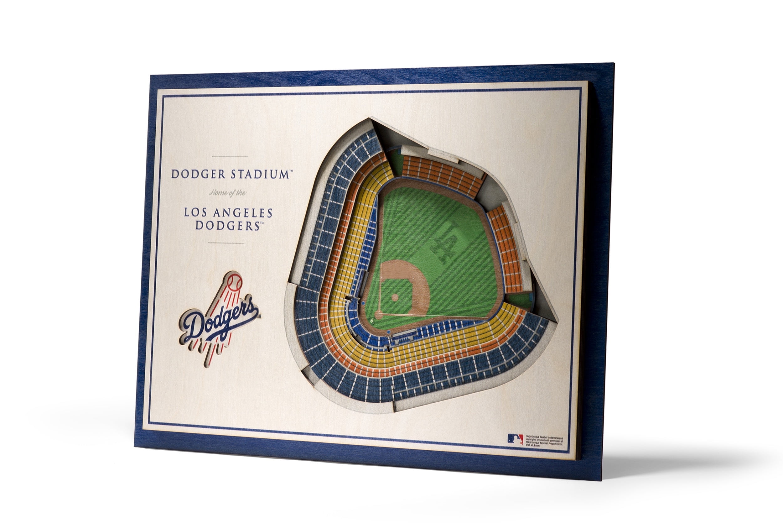 YouTheFan MLB Cleveland Guardians 5 Layer Stadiumview Wall Art