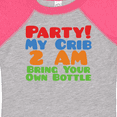 thumbnail image 4 of Inktastic Party at My Crib Boys or Girls Baby Bodysuit, 4 of 5