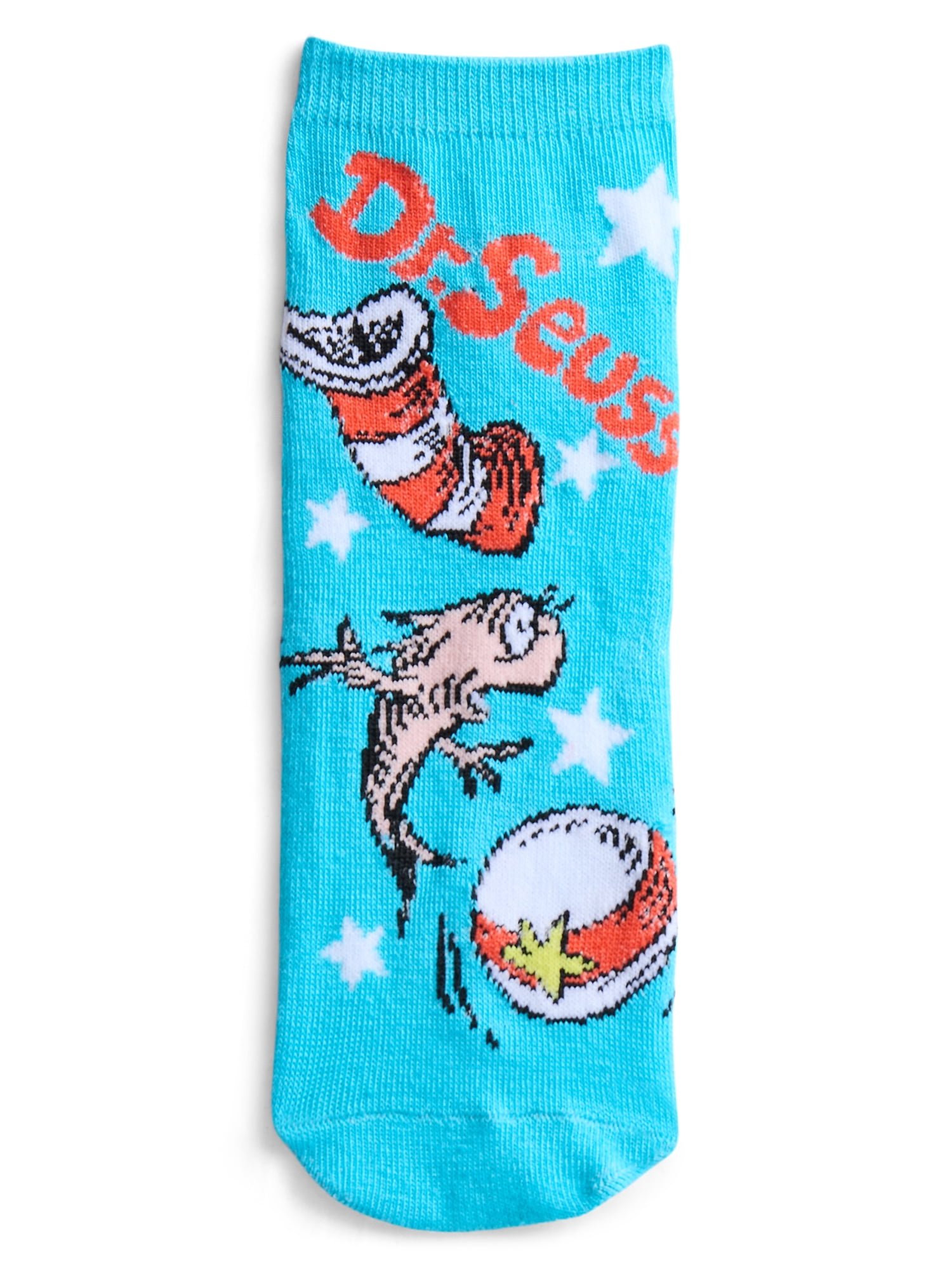 Dr. Seuss Women's Low-Cut Socks, 10-Pack, Shoe Sizes 4-10