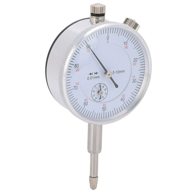 Dial Indicator,010mm Dial Indicator HighAccuracy Depth Indicator Gauge Lightweight Dial Indicator Maximized Efficiency