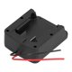 thumbnail image 4 of Adaptador de batería conversión de fuente de alimentación de bricolaje con cable PTFE de 14AWG 5.3in para material auxiliar eléctrico para M18 18V Amonsee No, 4 of 5