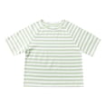 thumbnail image 6 of yillto Kid's Striped Short Sleeve Tshirt Cotton Crew Neck Loose Summer Casual Fashion Shirts for Boys Girls, 6 of 6