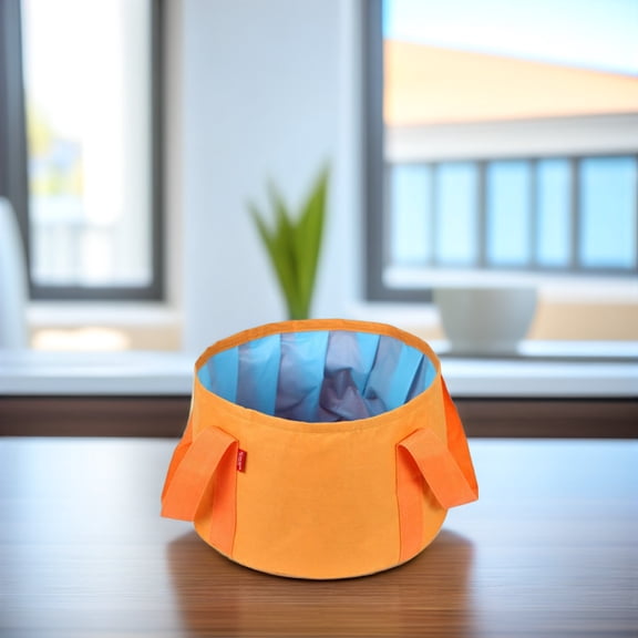 RENACLIPY 2-Pack Portable Beach Washbasin for Outdoor Sports Water Storage Assorted Colors