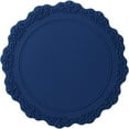 thumbnail image 2 of Luxury Silicone Placemat With Lace Flower Design Easy To Wash Long Life/ Luxury Silicone Placemat 23Cm Vintage Blue, 2 of 9