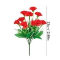 thumbnail image 3 of Meggemo Artificial Carnation Flower 7 Heads Faux Bouquet Wedding Home Living Room Decoration Centerpiece Arrangement, 3 of 6