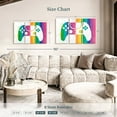 thumbnail image 4 of Elephant Stock Rainbow Splatter Controller Wall Art - Horizontal Multi Panel Canvas - Living Room Wall Decor - Hobbies And Lifestyle Multi Panel - White And Gold Decor - 38" x 24", 4 of 8
