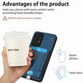 thumbnail image 5 of Dteck for Samsung Galaxy A23 5G Case, 2 in 1 PU Leather Mag Safe Phone Case with Detachable Card Wallet Ring Holder Kickstand for Samsung Galaxy A23 5G/4G,Blue, 5 of 9