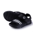 thumbnail image 4 of Kmbangi Baby Boys Girl Beach Sandals Striped Candy Color Beach Pool Flat Shoes, 4 of 8
