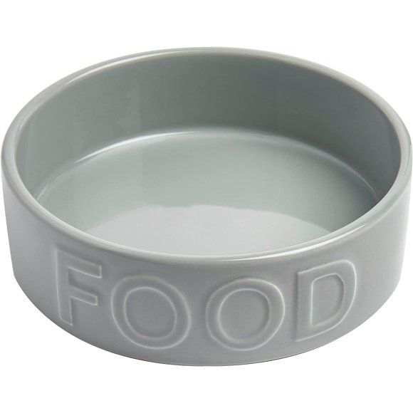 SHIQI-Park Life Ceramic Pet Bowls \u2013 Food Water Bowls for Dogs and Cats - Cute Pet Bowl for Small Medium and Large Size Dogs and Cats - Puppy Bowls (Small, Grey)