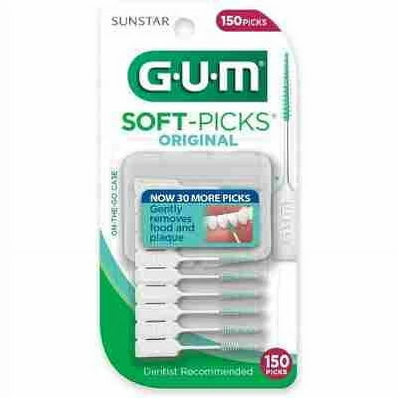 GUM Soft Flexible Picks - 150ct