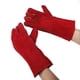 thumbnail image 2 of Guantes de soldadura Premium rojosPara soldadores, 2 of 4
