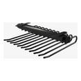 thumbnail image 7 of TUHOME stainless steel Pull Out Trousers Rack 11 Arms Black Clothes Organizer, 7 of 7