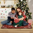 thumbnail image 6 of Merry Christmas Kitchen Rugs Set 2 Pieces Non Skid Kitchen Floor Rug and Mat Christmas Kitchen Rug Area Mat Carpets for Holiday Outdoor Decor 17"x47"+17"x30", 6 of 6