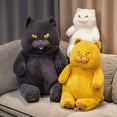 thumbnail image 6 of Fat Cat Plush Stuffed Animals Toy Lifelike Black Cat Toy for Boys and Girls Children Xmas Birthday Gift, 6 of 6