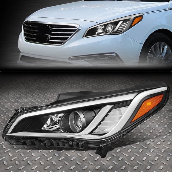 NUVISION for 15-17 Sonata Left Driver Side OE Style Projector Headlight Lamp HY2502183
