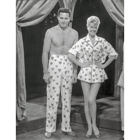 

Pajama Game Man and Woman in polka dot Photo Print (8 x 10)