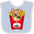 thumbnail image 3 of Inktastic Cute Frenchie in French Fries Boys or Girls Baby Bib, 3 of 4