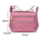 thumbnail image 2 of Dinheiro Bolso bandolera multifuncional, bolso de tela Oxford de nailon capaz e informalRosa, 2 of 5