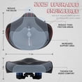 thumbnail image 6 of BUCKLOS Noseless Bike Seat for Comfort Men&Women Extra Wide Bicycle Seat Cushion Oversized Comfortabele Foam Padded Bike Saddle for Peloton Exercise Bike Ebike Cruiser Bikes, 6 of 7