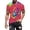 A-Red1162, variant on Paint-Splatter Handprint T-Shirt for Women Relaxed-Fit Crew-Neck Urban Streetwear Casual Tee