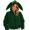 Dark Green, variant on Hood Zip Up Hoodie Jacket Novelty | Ribbed Cuffs, Oversized, Winter Outfits, Novelty Hood, Streetwear Style, Warm, Weekend, Pockets Cozy Trendy 2026 (Dark Green, S)
