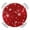 Red, variant on Letter L Round Tablecloth for 55-60 Inch Tables, Fitted Table Cover with Elastic Edge, Monogram Words Waterproof Outdoor Table Cloth Protector for Patio Garden Dinner Picnic