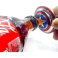 thumbnail image 2 of Llavero con escudo del Capitán América, abridor de botellas (plata), colgante de regalo, 2 of 4