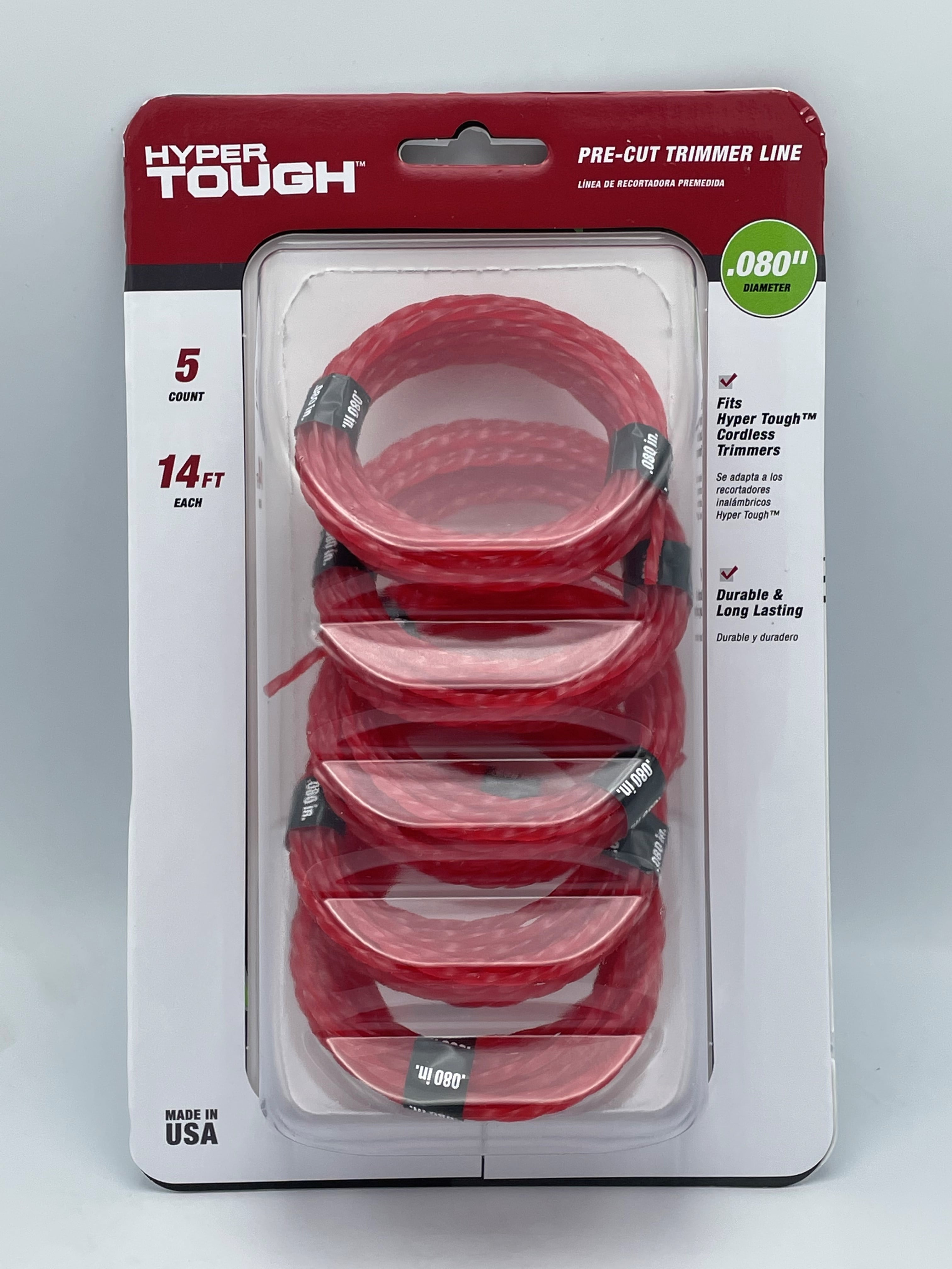 Hyper Tough 5ct Trimmer Line Coil - .080” X 14’