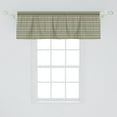 thumbnail image 2 of Ambesonne Vintage Window Valance, Antique Motif with Ornate Rhombus and Hearts Traditional European Design, Curtain Valance for Kitchen Bedroom Decor with Rod Pocket, 54" X 18", Blue Yellow and Beige, 2 of 3