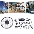 thumbnail image 3 of 500W LCD 36V 24'' Front Wheel Electric Bicycle Motor Conversion Kit E Bike Cycling, 3 of 20