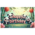 thumbnail image 2 of Colorful Number 28 Happy Birthday Balloons Celebration Banner Backdrop Party Supplies Decoration Background Photography Props, 2 of 4
