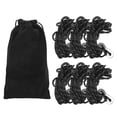 thumbnail image 2 of Tent Guide Ropes, Tent Ropes, Convenient Lightweight Stable Structure Other Outdoor Mountaineering, Fishing for Camping Hiking Reflective Black,Reflective Army Green, 2 of 7