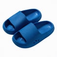 thumbnail image 3 of NIEWTR Kids Unisex Minimalist Solid Slides Sandals - Lightweight Summer Shower Shoes, Non-Slip Slip-On Slippers for Boys Girls Home Use(A-Sky Blue,9), 3 of 6