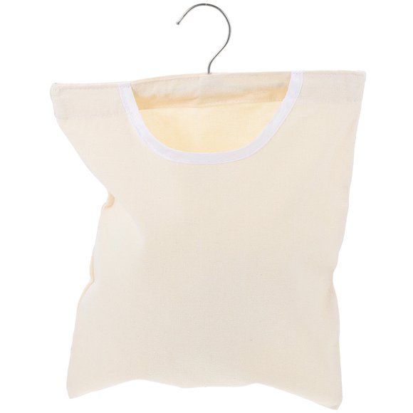 1 Pc Hanging Clothes Pin Storage Bag Practical Clip Storage Pouch Clothes Clip Holder with Hook for Home Use (Khaki)