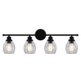 thumbnail image 4 of Aspen Creative 62320, Bathroom Vanity 4 Lights Fixture, 32" W x 10-3/8" H x 6-7/8" E, Oil Rubbed Bronze Finish, Bulb Not Included, 4 of 8