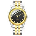 thumbnail image 1 of Xihbxyly Liquidación de verano Pulsera reactiva analógica de cuarzo de acero inoxidable dorado con cristales de moda para mujer, 1 of 1