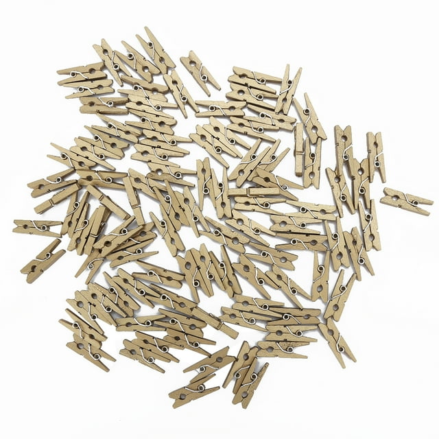 Clips De Madera, Clips Para Fotos, Pinzas De Madera Para Ropa, Clips De Decoración Artesanal Para álbumes De Recortes En El Hogar Y La Oficina
