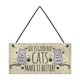 thumbnail image 1 of Letrero de madera Meuva, etiqueta rectangular para gato, decoración de madera, colgante con eslogan para mascota, letrero de bienvenida de madera para corona, colgador de puerta de muñeco de nieve, 1 of 7