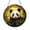 Stained Glass 7.87 Inch, variant on Panda Stained Glass Panel – Vibrant Wildlife Design with Green and Yellow Foliage