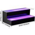thumbnail image 4 of VEVOR LED Lighted Liquor Bottle Display Shelf 24-inch,LED Bar Shelves for Liquor 2-Step Lighted Liquor Bottle Shelf for Home/Commercial Bar,Acrylic Lighted Bottle Display with Remote & App Control, 4 of 11