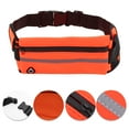 thumbnail image 3 of Unique Bargains 1 Pc Single Layer with Hold a Kettle Model Running Waist Pack for Hiking Gym Polyester Ornage, 3 of 4