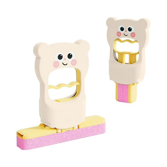 Portable Mini Foldable Desktop Sponge Mop | Wet & Dry Cleaning for Home & Car | Streak-Free for Kitchen Bathroom Glass Tile Laminate Floors | Compact 17x4cm Size | Includes 1 Mop