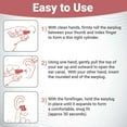 thumbnail image 5 of WeCare Individually Wrapped Soft Foam Earplugs - 30 Pairs - 33dB - Comfortable Ear Plugs for Sleeping, Construction, 5 of 7