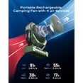thumbnail image 4 of Ventilador nebulizador portátil Coolice con tanque de agua de 250 ml y 2400 mAh, 4 of 7