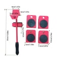 thumbnail image 2 of Furniture Lifter Easy Moving Sliders 5 Packs Mover Tool Set, 2 of 2